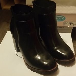 Steve madden block heel booties